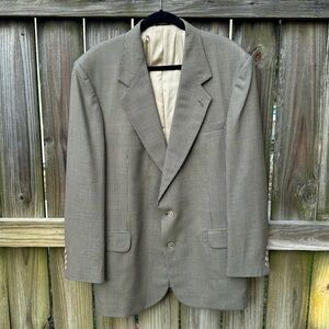 Oscar de la Renta houndstooth blazer, size 44L